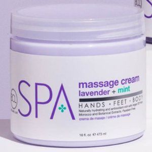 BCL SPA Massage Cream 16 oz - Lavender+Mint